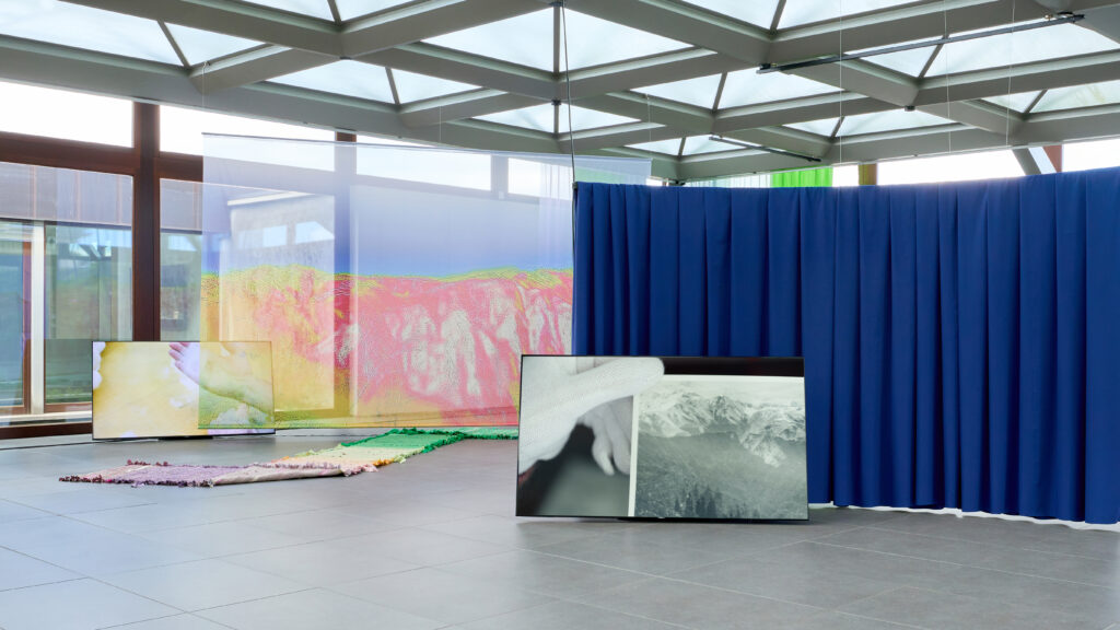 Rebecca Moccia, Atmosferica, Installation view, Courtesy the Artist and Fondazione Zegna, Photo Matteo Zin